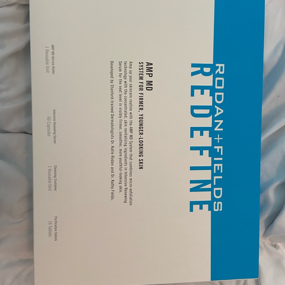 Rodan and fields Amp MD system.